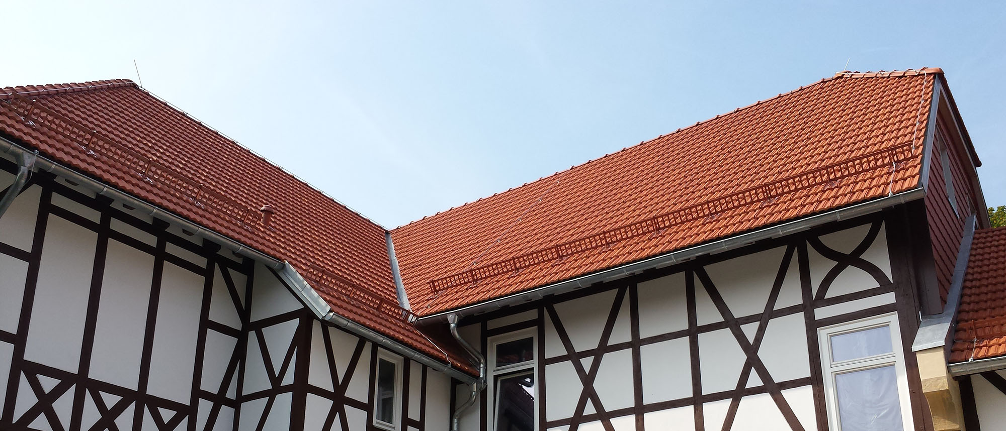 Dach mit Ziegeldeckung